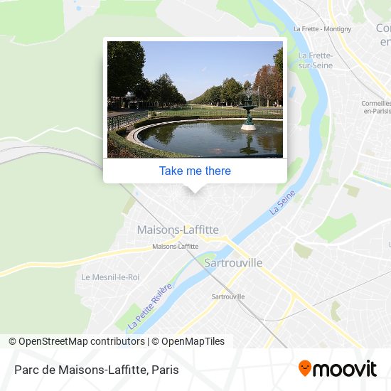 Parc de Maisons-Laffitte map