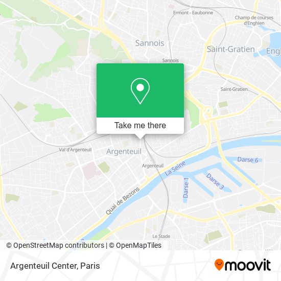Argenteuil Center map