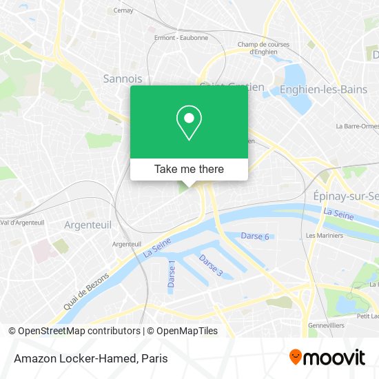 Amazon Locker-Hamed map