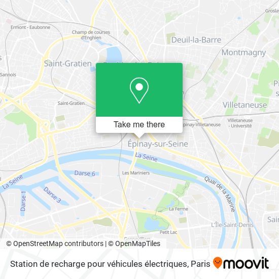 Mapa Station de recharge pour véhicules électriques