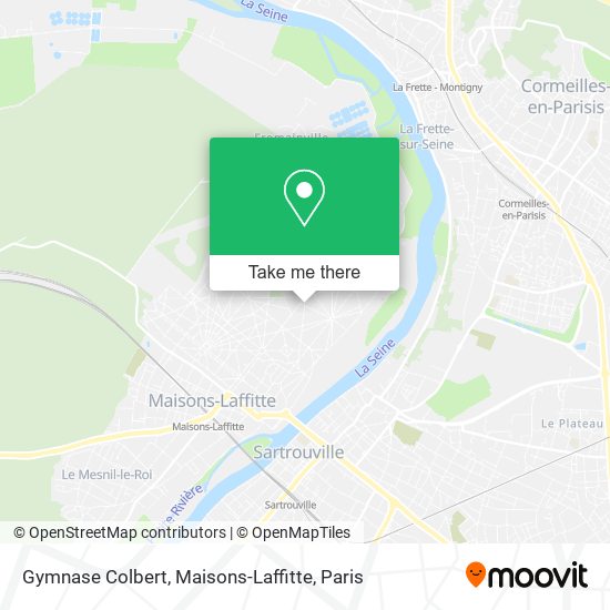 Gymnase Colbert, Maisons-Laffitte map