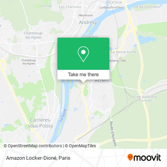 Amazon Locker-Dioné map