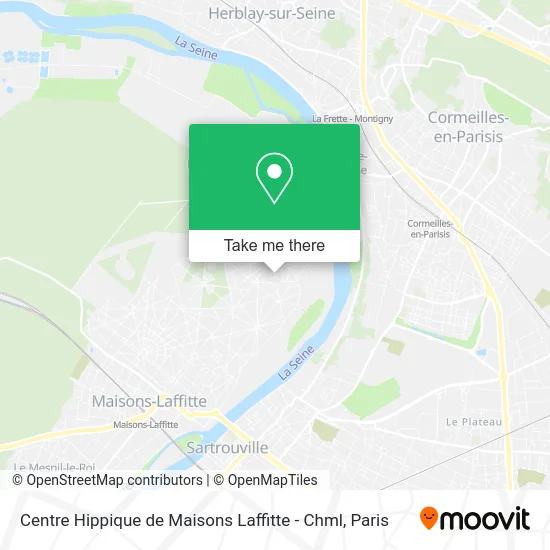 Centre Hippique de Maisons Laffitte - Chml map