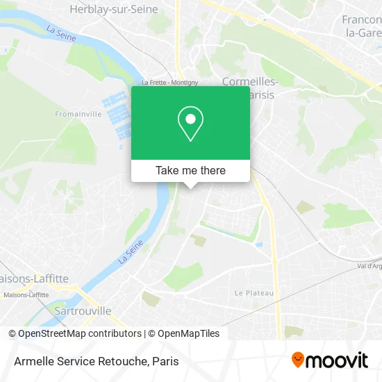 Armelle Service Retouche map