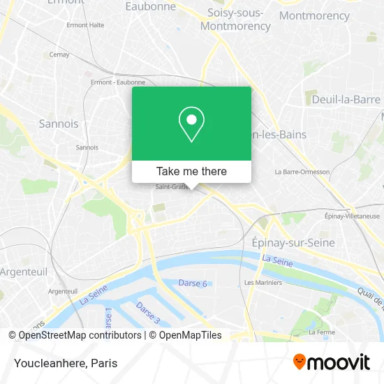 Youcleanhere map