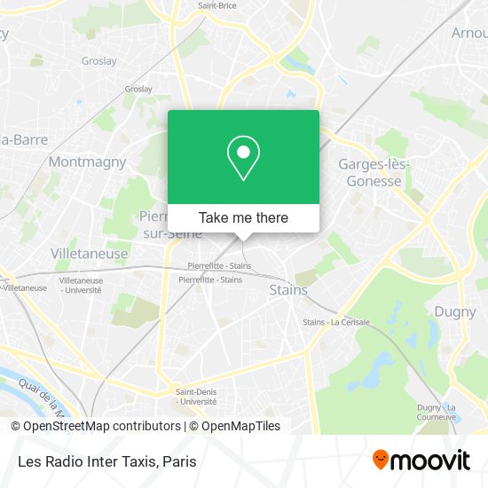 Les Radio Inter Taxis map