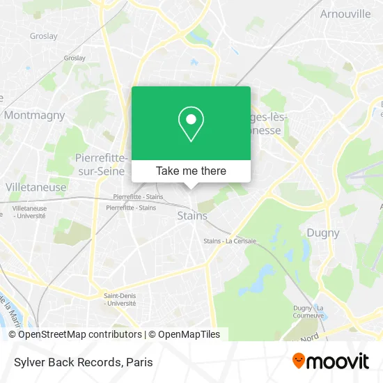 Sylver Back Records map