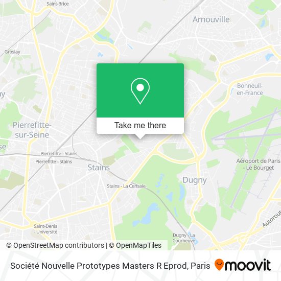 Mapa Société Nouvelle Prototypes Masters R Eprod