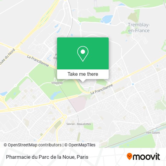 Pharmacie du Parc de la Noue map