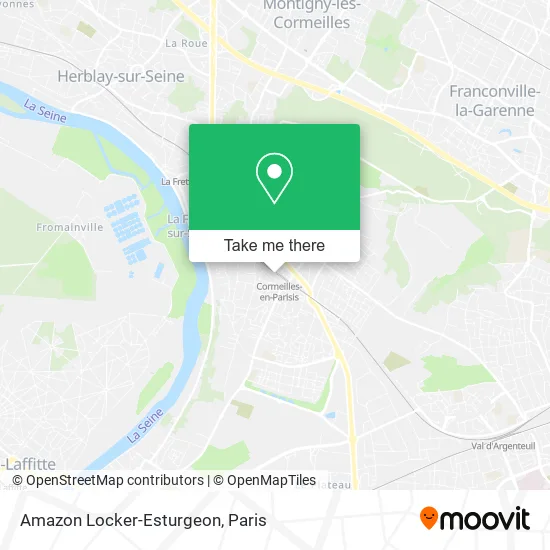 Amazon Locker-Esturgeon map