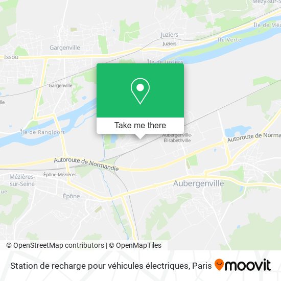 Station de recharge pour véhicules électriques map