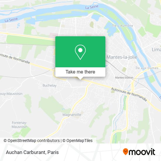 Auchan Carburant map