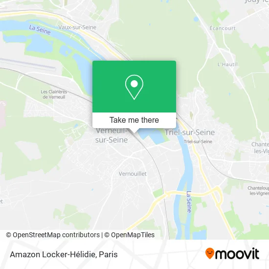Amazon Locker-Hélidie map