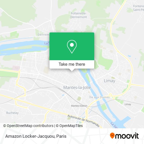 Amazon Locker-Jacquou map