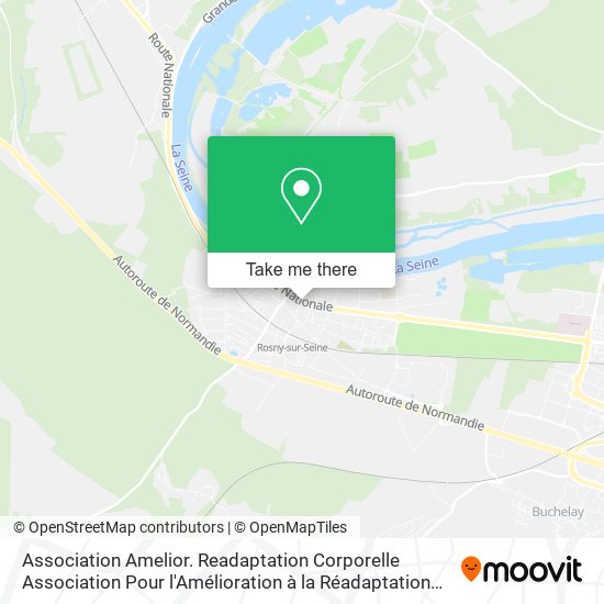 Mapa Association Amelior. Readaptation Corporelle Association Pour l'Amélioration à la Réadaptation Corp