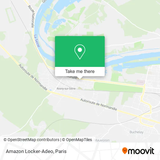 Amazon Locker-Adeo map