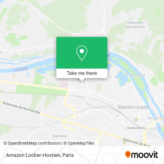 Amazon Locker-Hostien map