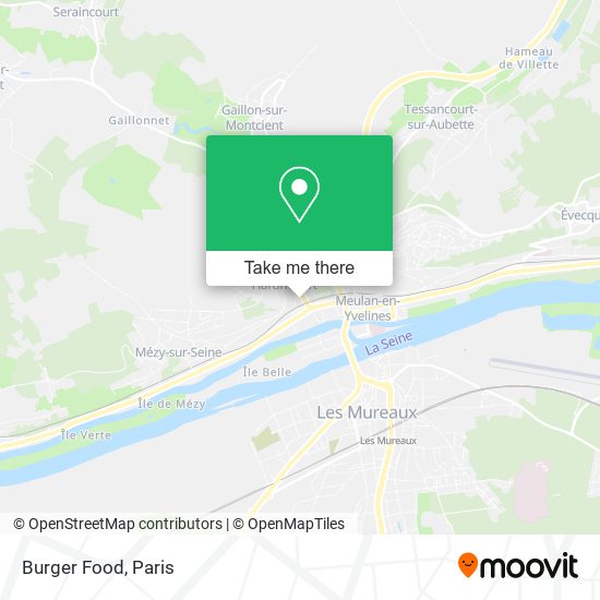 Burger Food map