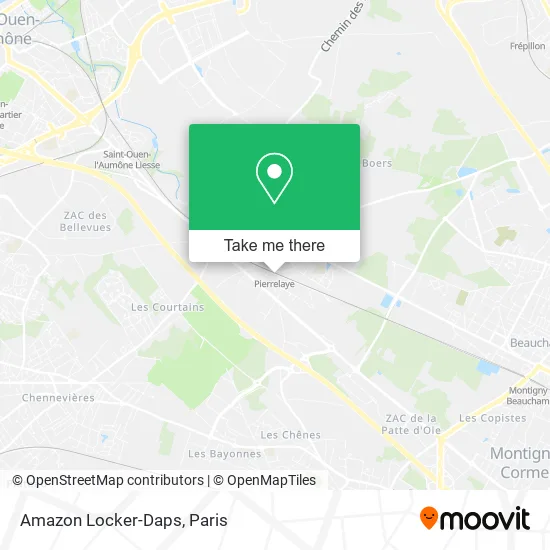 Mapa Amazon Locker-Daps