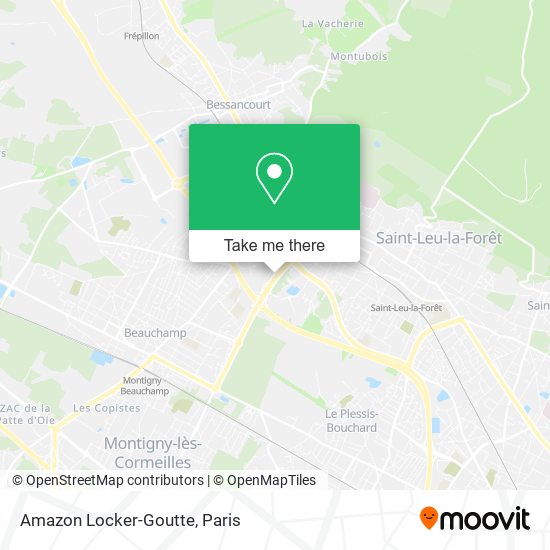 Amazon Locker-Goutte map