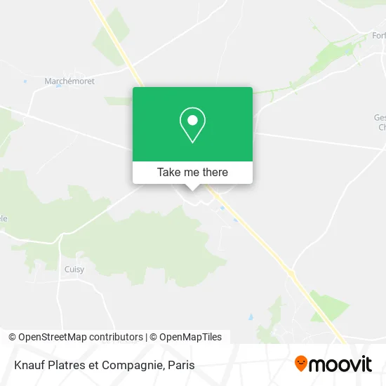 Knauf Platres et Compagnie map