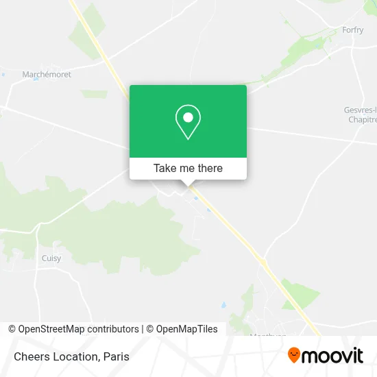 Cheers Location map