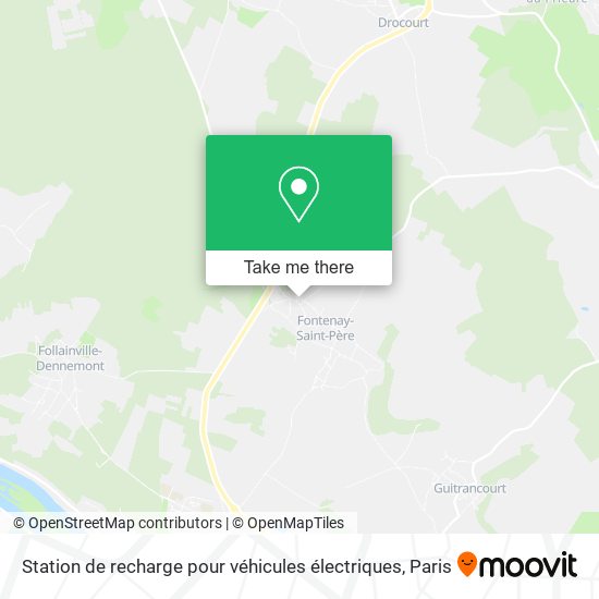 Station de recharge pour véhicules électriques map