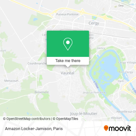 Amazon Locker-Jamison map
