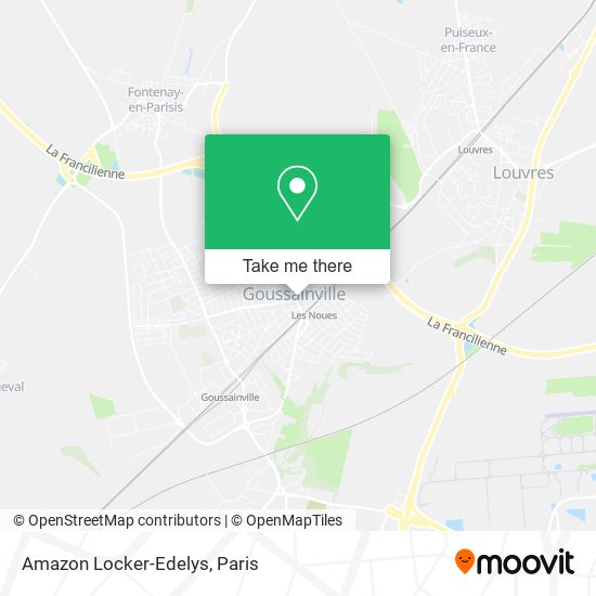 Amazon Locker-Edelys map