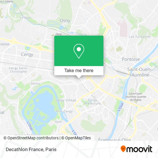 Decathlon France map