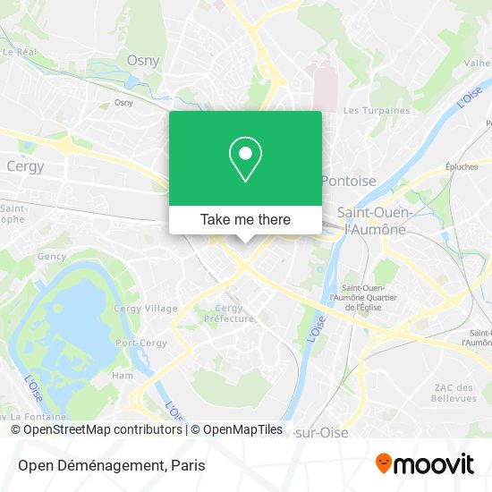 Open Déménagement map