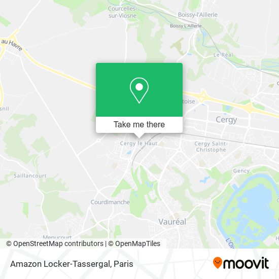 Amazon Locker-Tassergal map