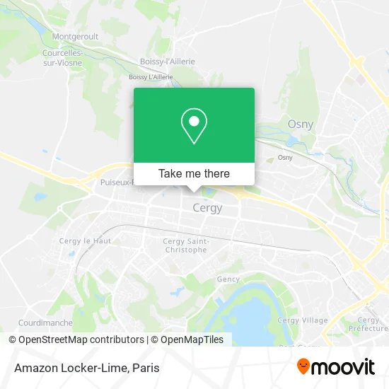 Amazon Locker-Lime map