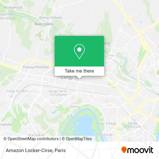 Amazon Locker-Cirse map