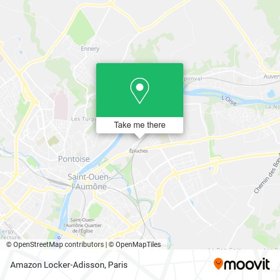 Amazon Locker-Adisson map