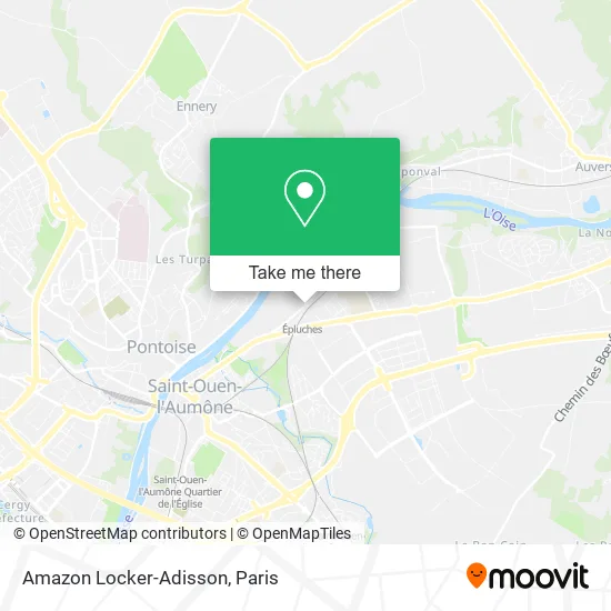 Amazon Locker-Adisson map