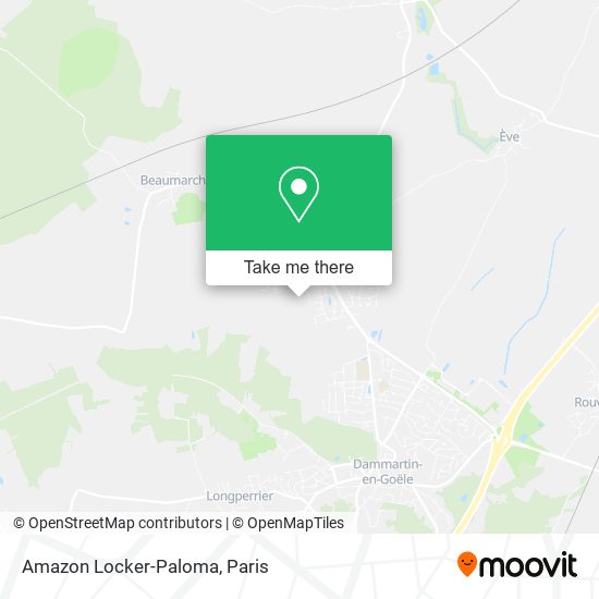 Amazon Locker-Paloma map