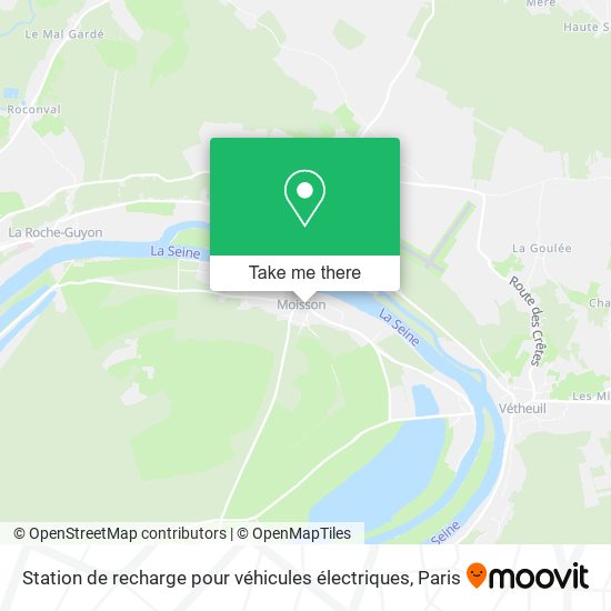 Station de recharge pour véhicules électriques map