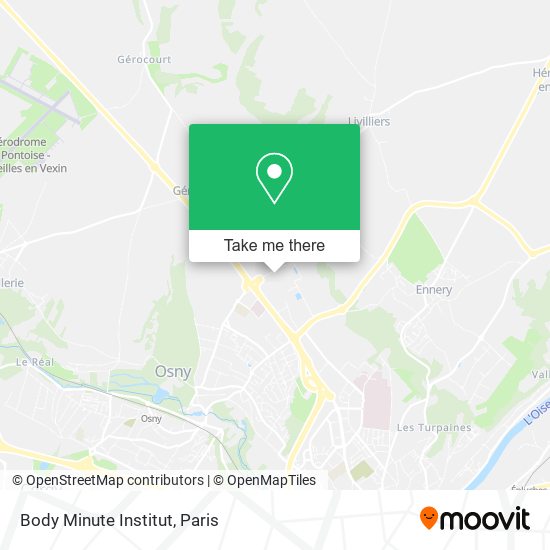 Body Minute Institut map