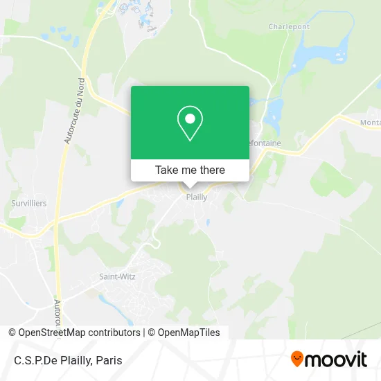 C.S.P.De Plailly map