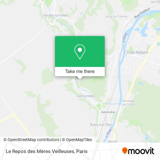 Le Repos des Mères Veilleuses map