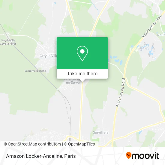Amazon Locker-Anceline map