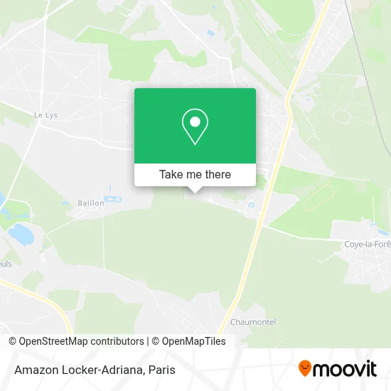 Amazon Locker-Adriana map