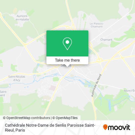 Cathédrale Notre-Dame de Senlis Paroisse Saint-Rieul map