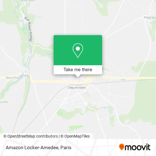 Amazon Locker-Amedee map
