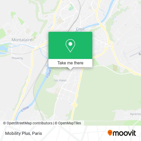 Mobility Plus map