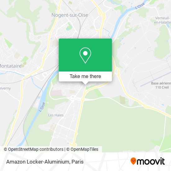 Mapa Amazon Locker-Aluminium