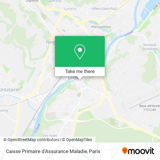 Caisse Primaire d'Assurance Maladie map