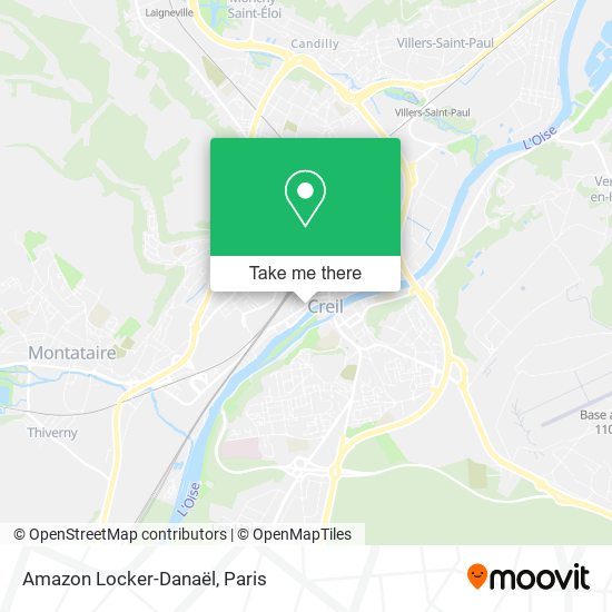 Mapa Amazon Locker-Danaël