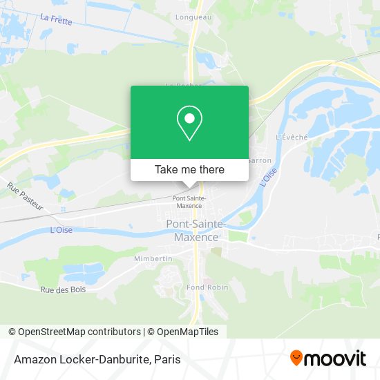 Amazon Locker-Danburite map